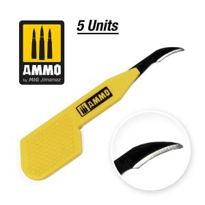 Ammo of Mig: Precision Blade Ripper – 5 pcs. - 5 scalpels in plastic blister