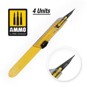 Ammo of Mig: Protective Blade Straight – 1 pc. - 1 scalpel in plastic bag