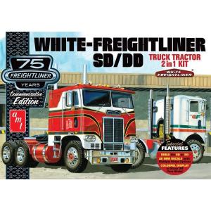 AMT: 1:25 White Freightliner 2-in-1 SC/DD Cabover Tractor (75th Anniversary)