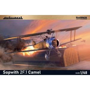EDUARD: 1/48; ProfiPACK edition kit of British WWI fighter plane Sopwith 2F.1 Camel