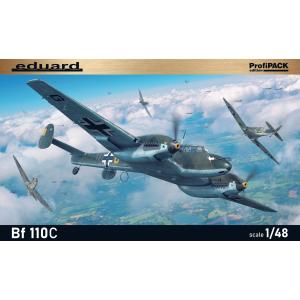 EDUARD: 1/48; ProfiPACK edition kit of German WWII twin-engine heavy fighter aircraft Messerschmitt Bf 110C