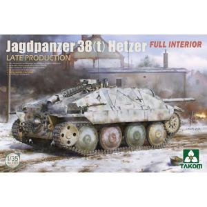 TAKOM MODEL: 1/35; Jagdpanzer 38(T) Hetzer Late Production con interni completi