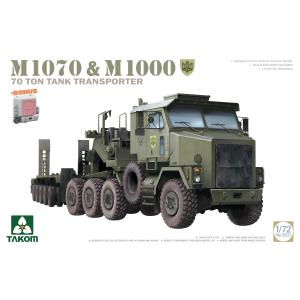 TAKOM MODEL: 1/72; M1070 & M1000 - 70 Ton Tank Transporter
