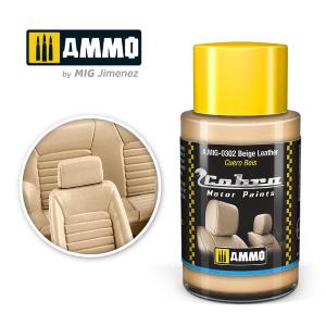 AMMO of MIG: Cobra Motor Beige Leather - Colore Acrilico Non Tossico da 30ml