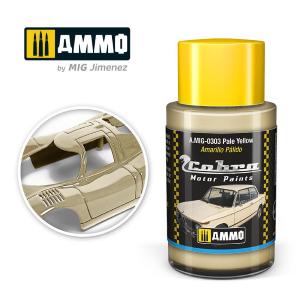 AMMO of MIG: Cobra Motor Pale Yellow - Colore Acrilico Non Tossico da 30ml