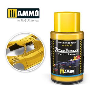 AMMO of MIG: Cobra Motor RB Yellow - Colore Acrilico Non Tossico da 30ml