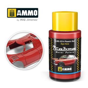 AMMO of MIG: Cobra Motor Phoenix red  - Acrylic Non-Toxic colour 30ml