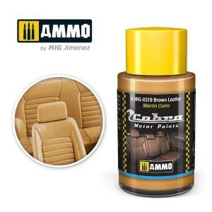 AMMO of MIG: Cobra Motor Brown Leather - Acrylic Non-Toxic colour 30ml