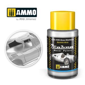 AMMO of MIG: Cobra Motor Alcoa Alluminium - Acrylic Non-Toxic colour 30ml