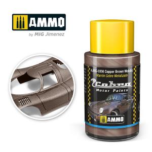 AMMO of MIG: Cobra Motor Copper Brown Metallic - Acrylic Non-Toxic colour 30ml