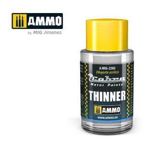 AMMO of MIG: Cobra Motor Acrylic Thinner - diluente per acrilico da 30ml