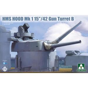 TAKOM: 1/72; HMS Hood Mk1 15"/42 Gun Turret B