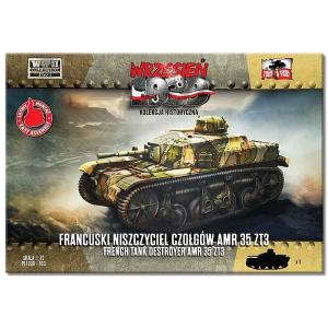 FIRST TO FIGHT: 1/72; French tank destroyer AMR35 ZT3