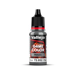 Vallejo Game Color: Metal Silver - 18 ml.