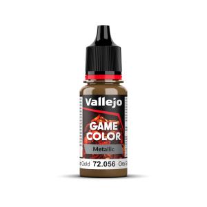 Vallejo Game Color: Metal Glorious Gold - 18 ml.