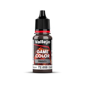 Vallejo Game Color Metal Hammered Copper 18 ml
