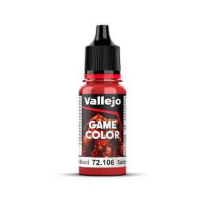 Vallejo Game Color Color Scarlet Blood 18 ml