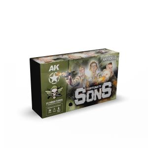 AK INTERACTIVE: Fortunate Sons 101st Airborne Division (10 Miniature 28/30mm)