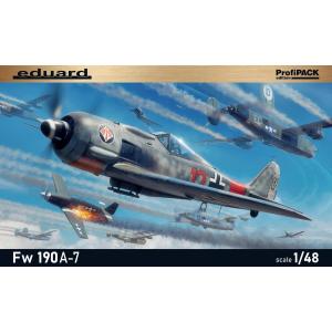 EDUARD: 1/48; ProfiPACK edition kit of German WWII fighter aircraft Fw 190A-7