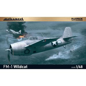 EDUARD: 1/48; ProfiPACK kit of US WWII aircraft carrier-based fighter FM-1 Wildcat
