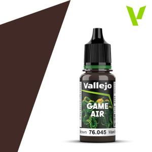Vallejo Game Air Color Charred Brown 18 ml