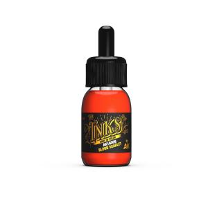 AK INTERACTIVE: The INKS Blood Scarlet  30 ml - inchiostro