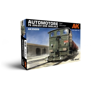 AK INTERACTIVE: 1/35; Automotore Fs 206/207/208 Sogliola Rail Shunter