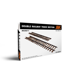 AK INTERACTIVE: 1/35; Double Railway Track Section