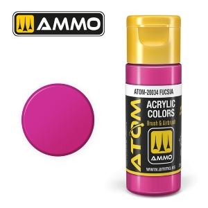 ATOM by Ammo of Mig COLOR Fucsia; acrylic paint 20ml