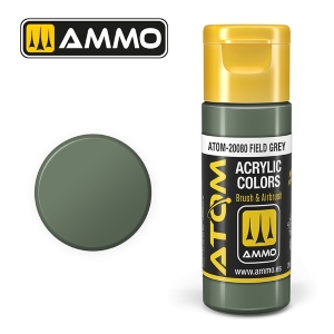 ATOM by Ammo of Mig COLOR Field Grey; acrylic paint 20ml