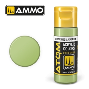 ATOM by Ammo of Mig COLOR Faded Green; acrylic paint 20ml