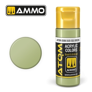 ATOM by Ammo of Mig COLOR Duck Egg Green; acrylic paint 20ml