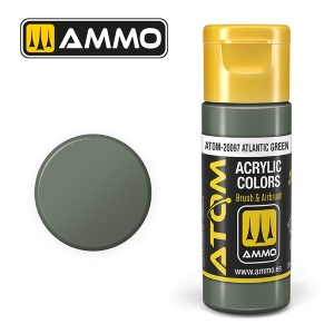 ATOM by Ammo of Mig COLOR Atlantic Green; acrylic paint 20ml