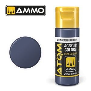 ATOM by Ammo of Mig COLOR Bluish Grey; acrylic paint 20ml