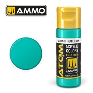 ATOM by Ammo of Mig COLOR Jade Green; acrylic paint 20ml