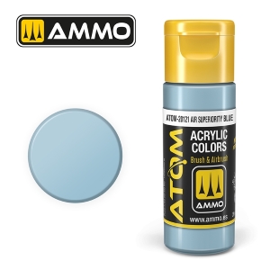 ATOM by Ammo of Mig COLOR Air Superiority Blue; acrylic paint 20ml