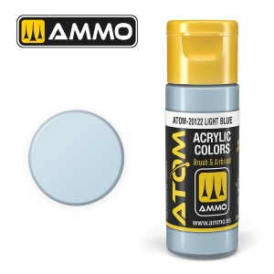 ATOM by Ammo of Mig COLOR Light Blue; acrylic paint 20ml