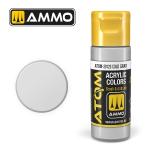 ATOM by Ammo of Mig COLOR Cold Gray; acrylic paint 20ml