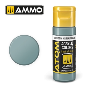 ATOM by Ammo of Mig COLOR Hellblau RLM78; acrylic paint 20ml