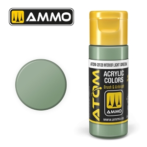 ATOM by Ammo of Mig COLOR Interior Light Green; acrylic paint 20ml