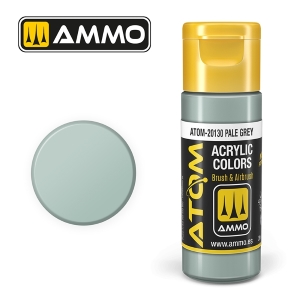 ATOM by Ammo of Mig COLOR Pale Grey; acrylic paint 20ml