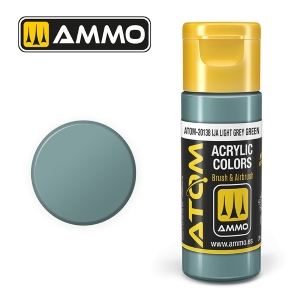 ATOM by Ammo of Mig COLOR IJA Light Grey Green; acrylic paint 20ml