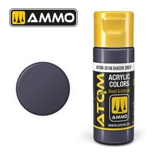 ATOM by Ammo of Mig COLOR Shadow Grey; acrylic paint 20ml