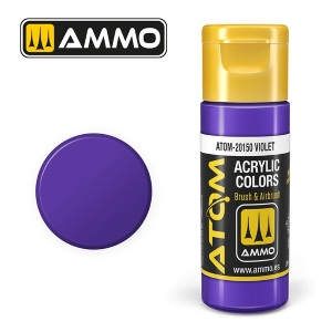 ATOM by Ammo of Mig COLOR Violet; acrylic paint 20ml