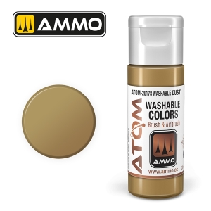 ATOM by Ammo of Mig WASHABLE Dust; acrylic paint 20ml
