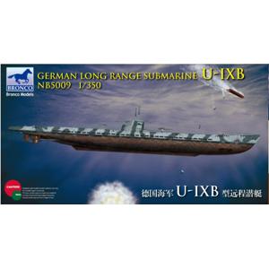 Bronco Models: 1/350; sottomarino tedesco a Lungo Raggio Type U-IXB