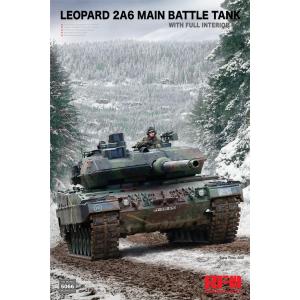 RYE FIELD MODEL: 1/35; Leopard 2 A6 Main Battle Tank with FULL INTERIOR