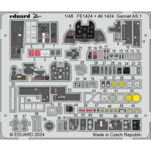 EDUARD: 1/48 ; Gannet AS.1 - Photo etched set for kit AIRFIX 11007