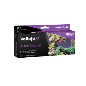 Vallejo Game Color  8 colors set Aztec Dragons 18 ml