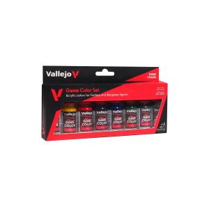Vallejo Game Color 8 colors set Game Inks 18 ml